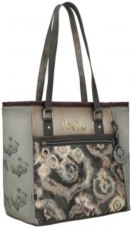 geräumige Shoppertasche Anekke Real Manifesto Nieten Metallic