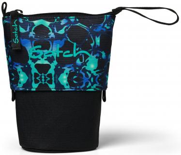 kleines Federmäppchen Satch Pencil Case schwarz Caleido Blue