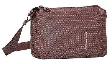 leichte Schultertasche dreigeteilt MD20 Grape Mandarina Duck Schimmererffekt