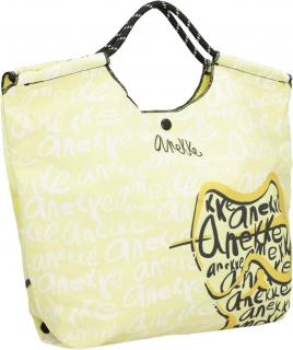 leichte Strandtasche Anekke Nature Towanda gelb schwarz