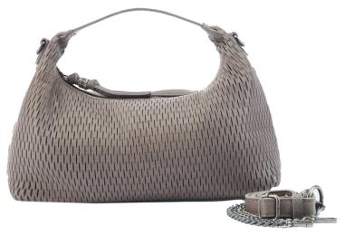 mittelgroße Beuteltasche FredsBruder Soft Cut Leder Muddy Khaki Brown