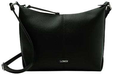 mittelgroße Schultertasche L.Credi schwarz vegan Patricia