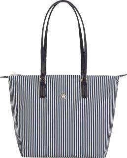 platzsparende Henkeltasche Tommy Hilfiger Poppy Summer Tote Space Blue Stripe