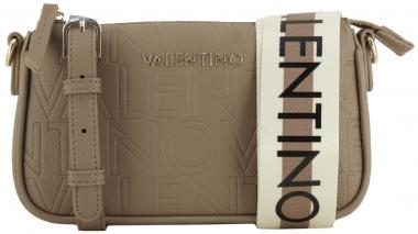 schmale Crossbody Bag Valentino Logoprägung taupe Pansy chic Statement