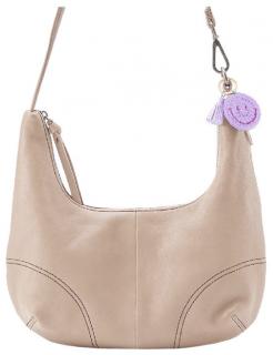 schmale Damentasche FREDsBRUDER Take A Smile beige Schimmer Chai Latte