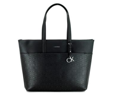 schwarze Damentasche CK Must Shopper Black Mono Calvin Klein