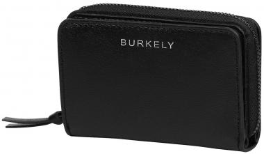 schwarze Lederbörse BURKELY Creased Crystal