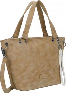 vegane Damentasche Fritzi Shopper Fritzi aus Preußen Cracker Hellbraun Vintage