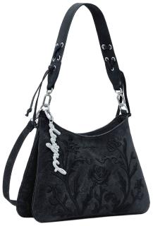 verspielte schmale Damentasche Desigual Floral Romeo bestickt Rose Manaos