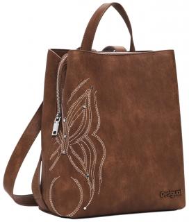verspielter Tagesrucksack Sumy Desigual Schmetterling Goodall braun