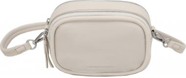 zweigeteilte Crossbody Bag hellbeige Les Visionnaires Ella Piping