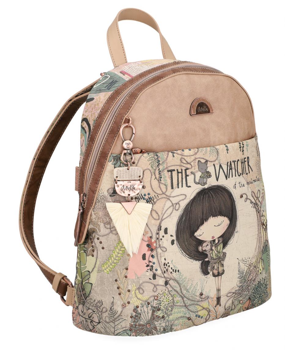 Alltagsrucksack Bestickt Bastanhanger Anekke Jungle The Watcher