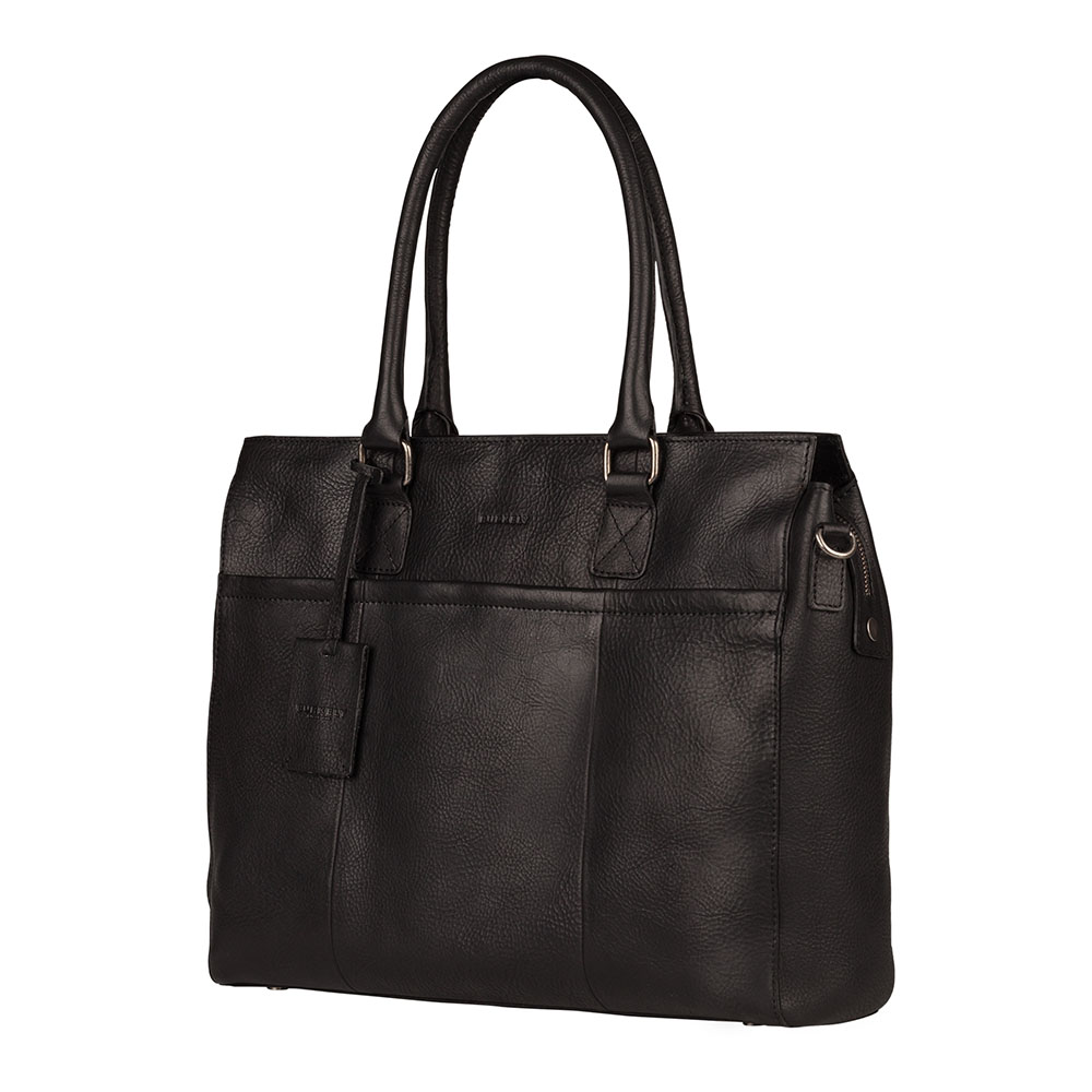 Burkely Laptoptasche Echtleder schwarz Antique Avery Fundamentals
