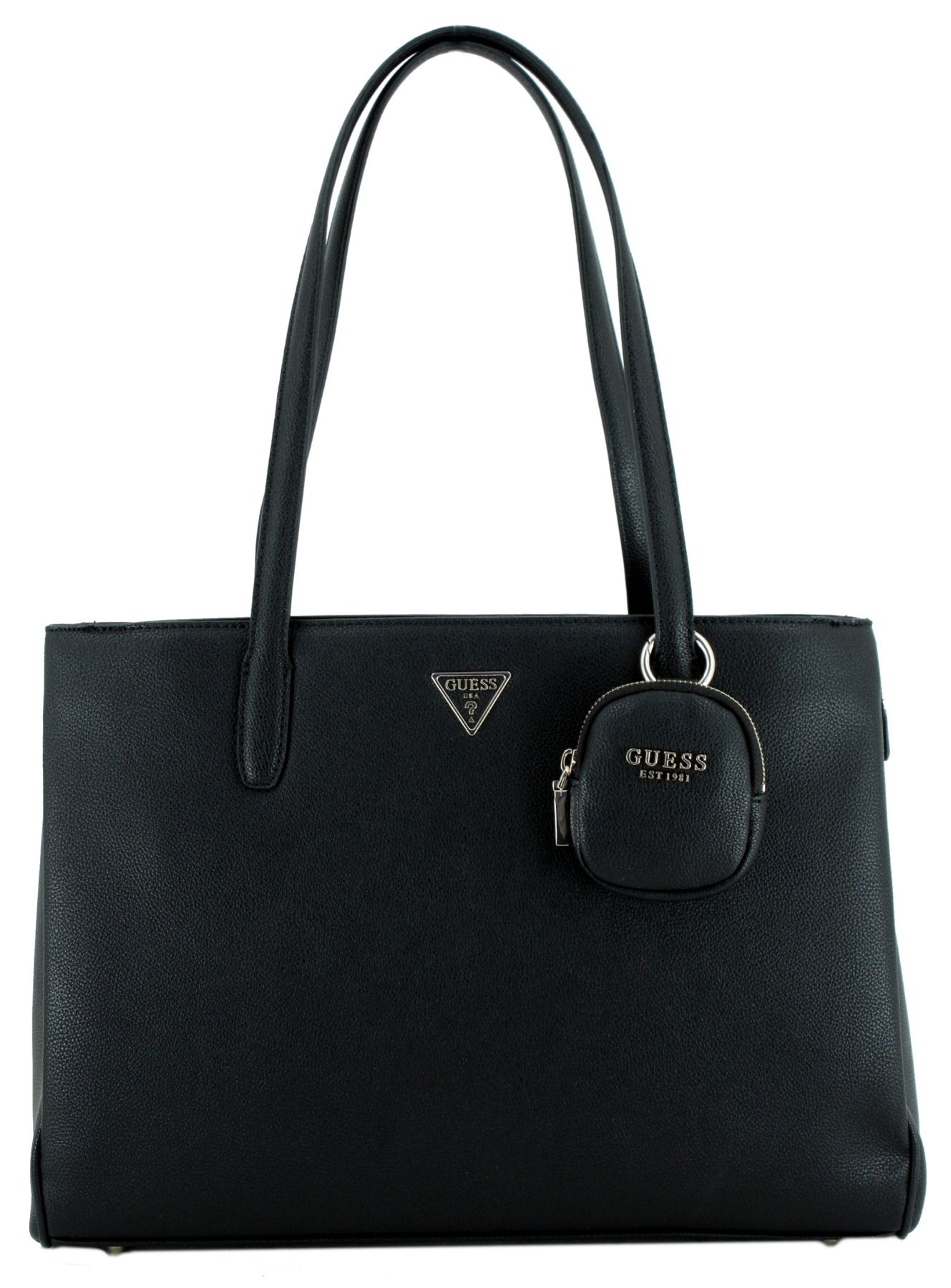 K&ö Guess Tasche Steppoptik Schwarz Shoppertasche Guess Arlena