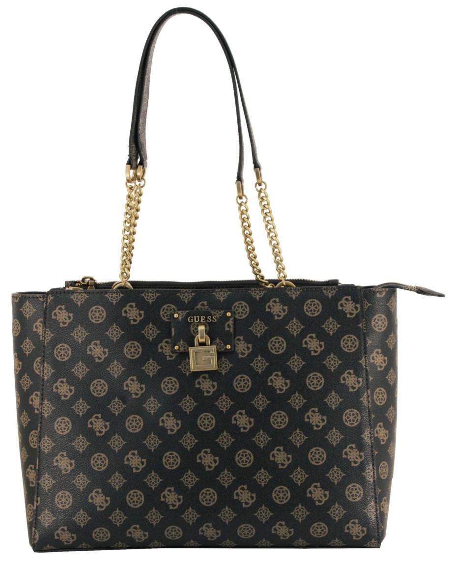 Damen Tasche Guess Tasche Mit Goldkette Schultertasche Guess