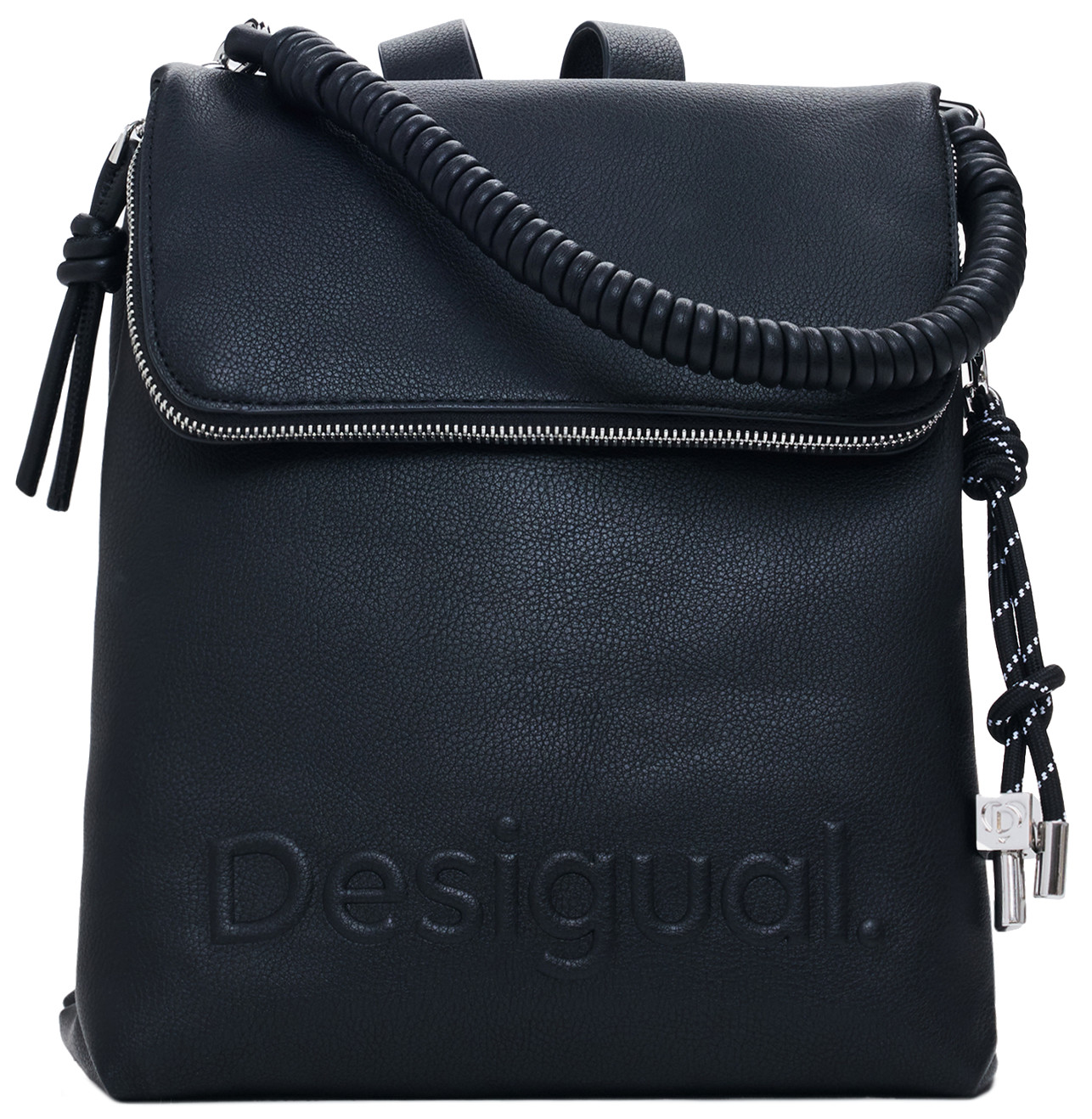 Desigual Rucksack Hampton Tasche schwarz Logo
