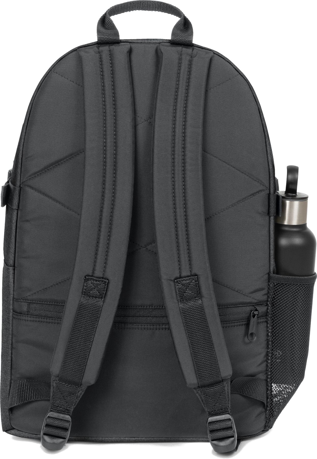 Black denim backpack top