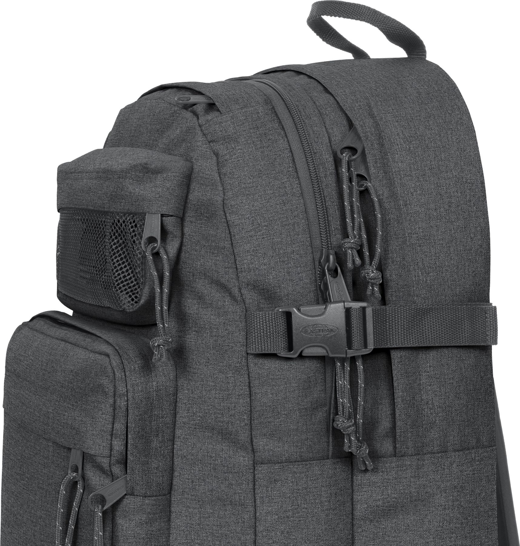 Black denim backpack deals
