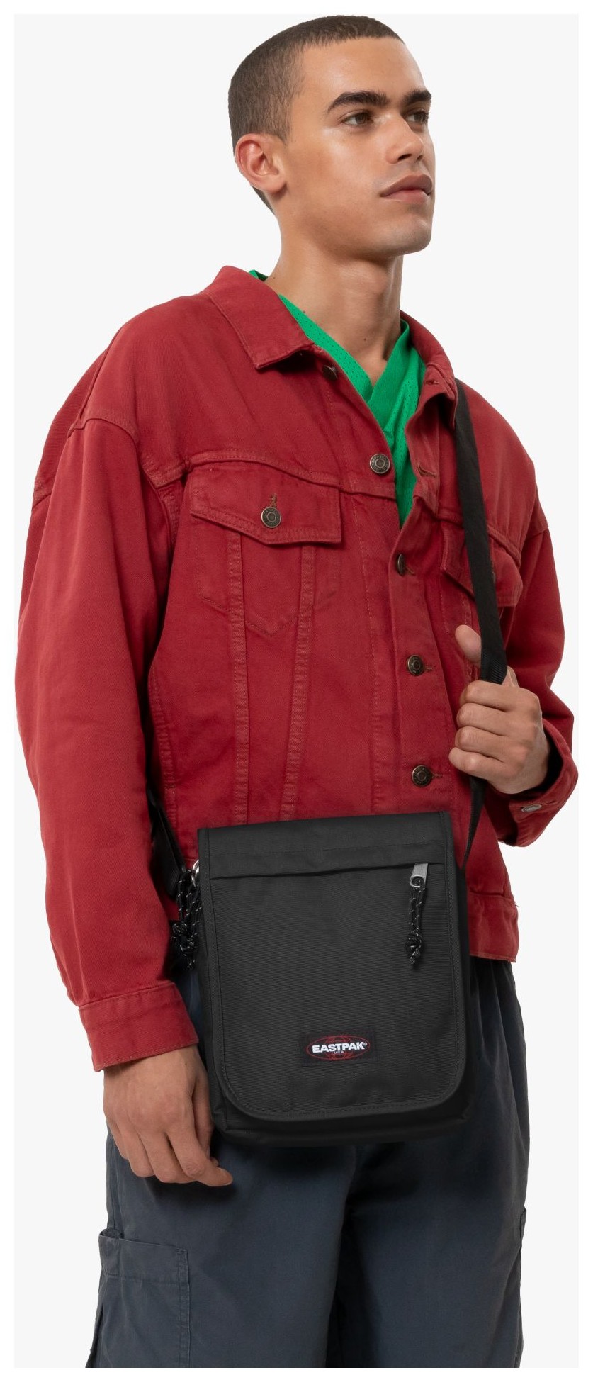 Eastpak Flex Schultertasche Black Freizeit Perlon