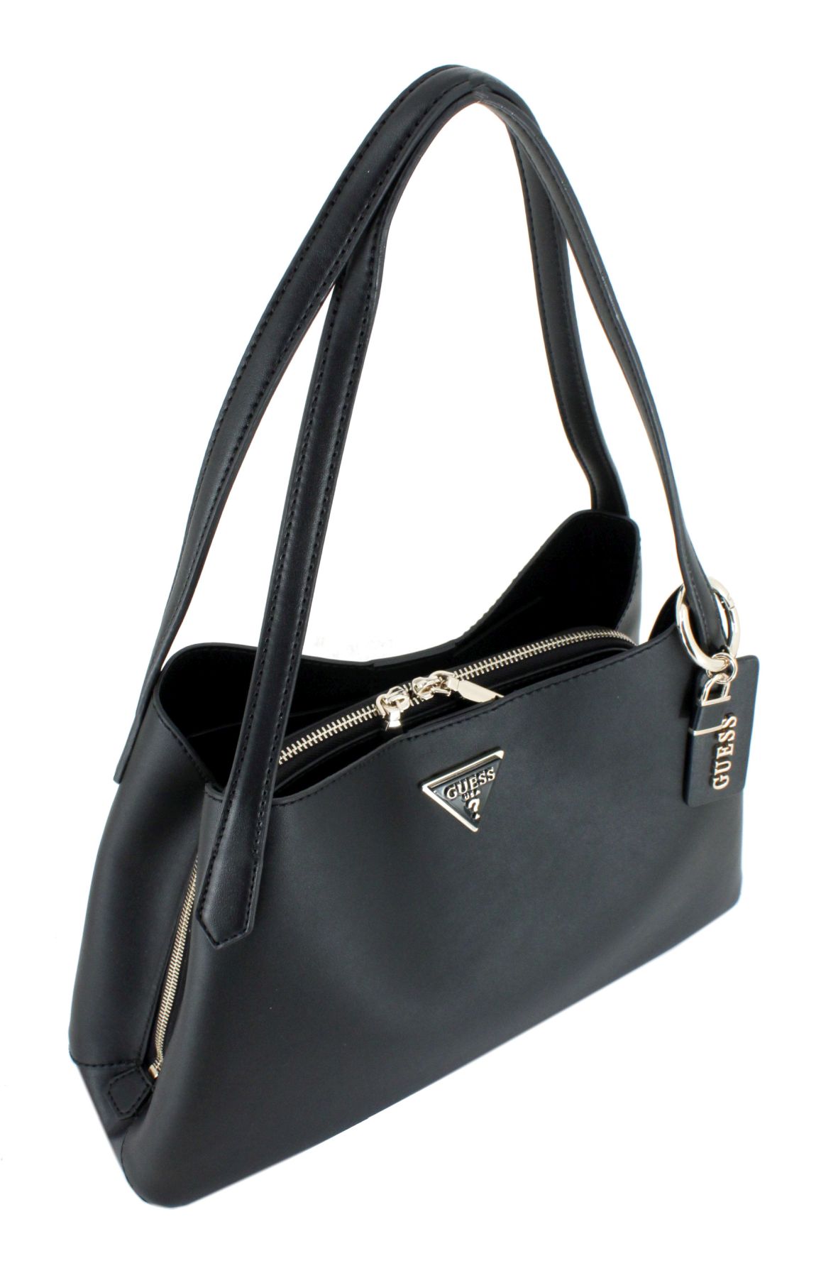 Henkeltasche Guess Tasche Steppoptik Schwarz Guess Henkeltasche