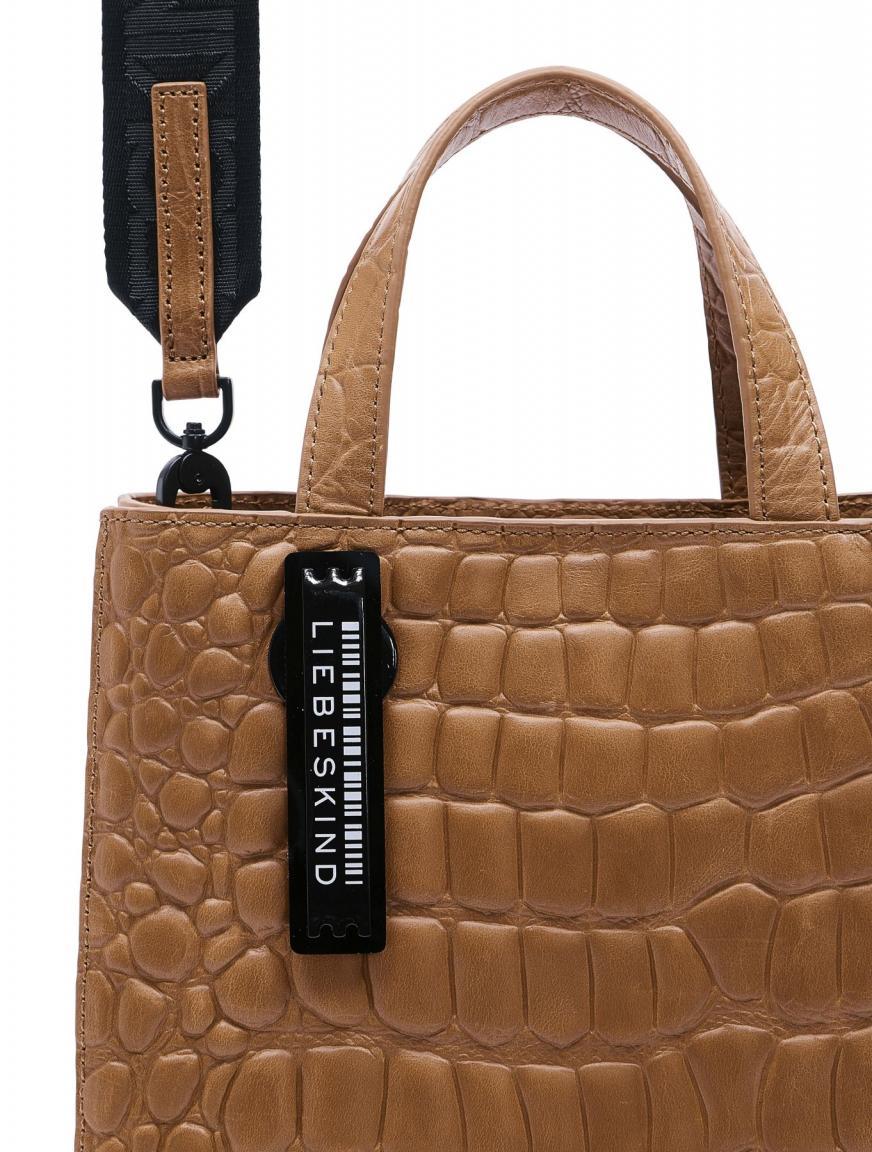 Henkeltasche Liebeskind Tote Paper Bag S Cognac Tag