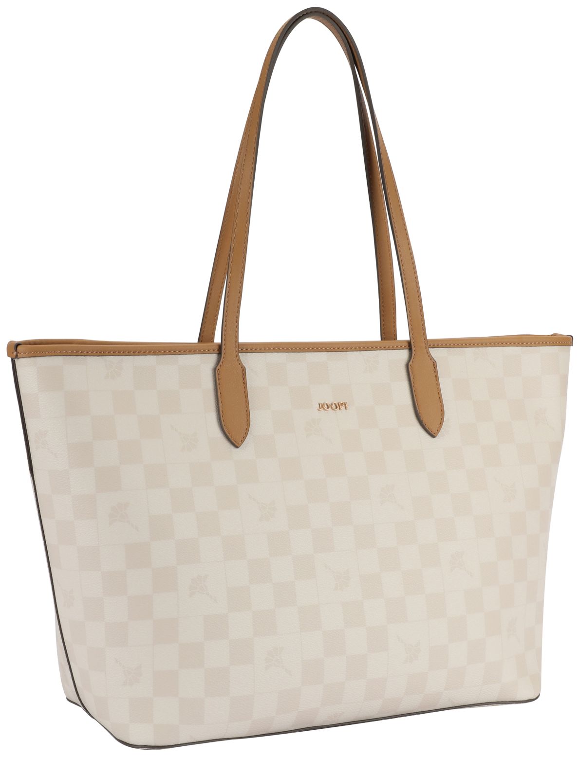 Henkeltasche Schachbrettmuster beige Joop Cortina Piazza Jasmina Birch