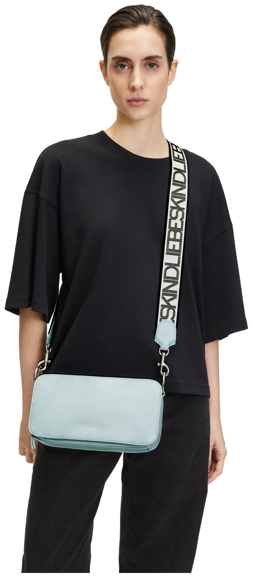 Liebeskind Berlin Clarice M himmelblau Webband Umhängetasche Spirit 