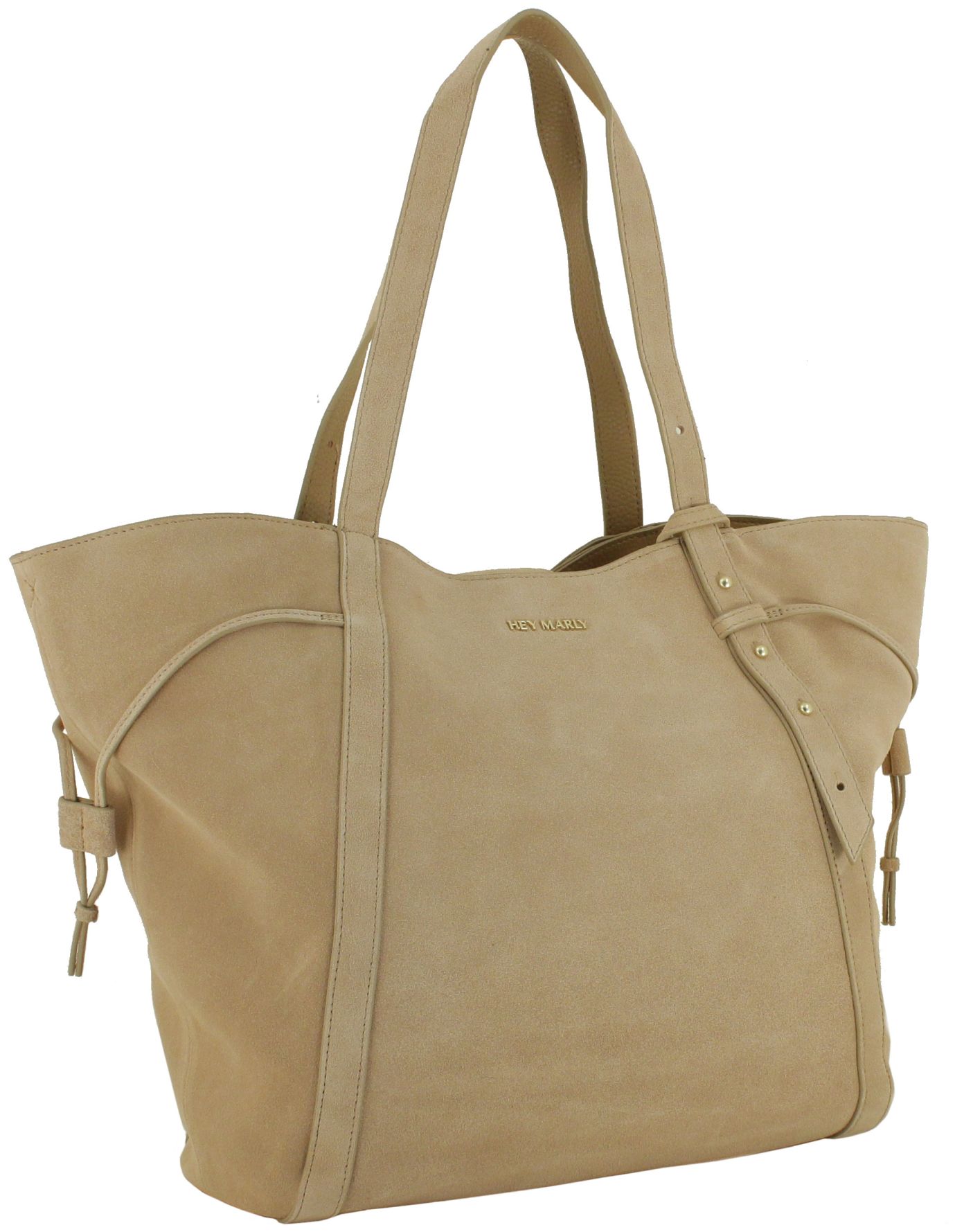Pretty Wonder Henkeltasche Hey Marly M beige Velours - Main Image