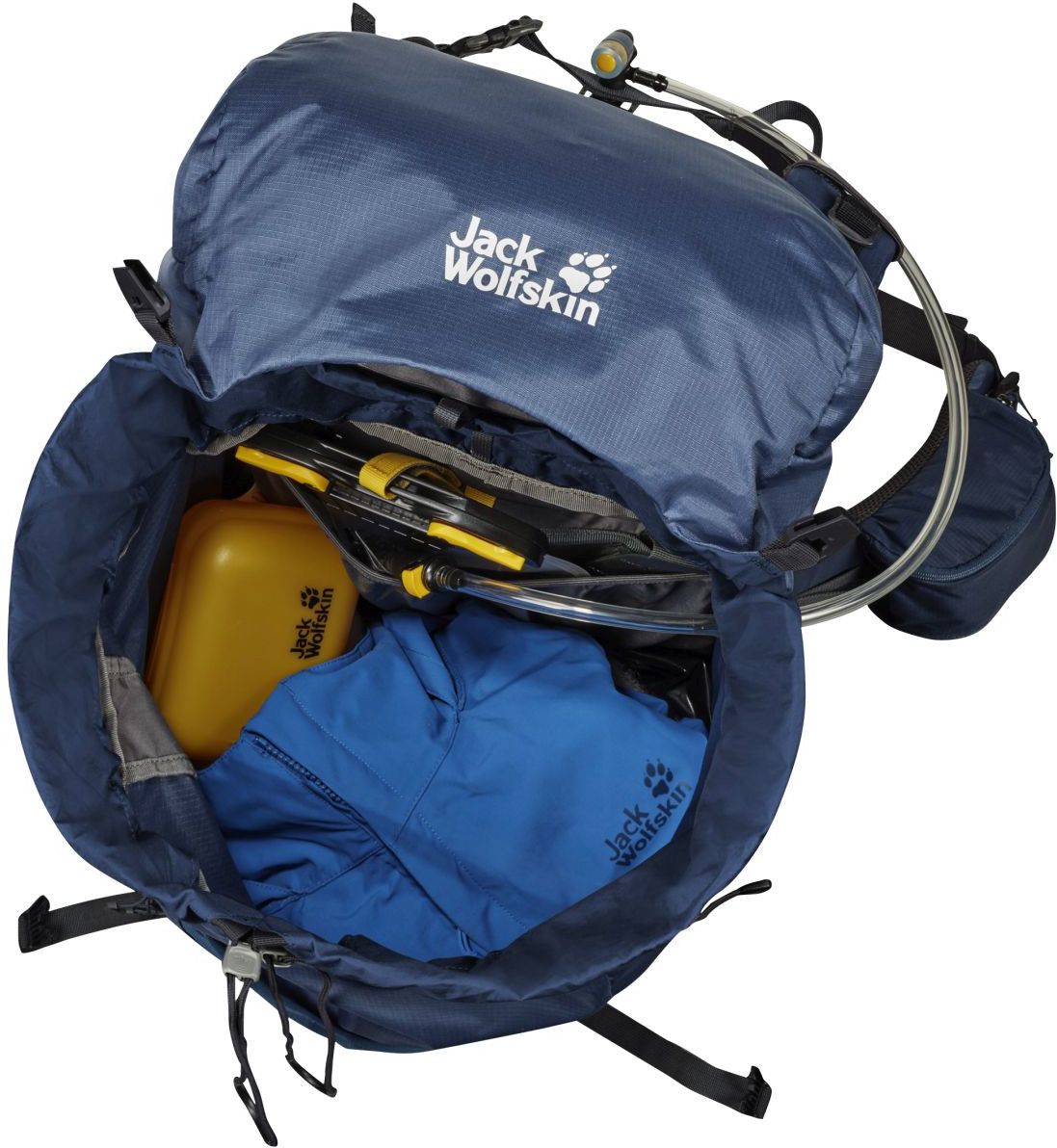 Reiserucksack Highland Trail Men 55+5 Jack Wolfskin dark sea Blau