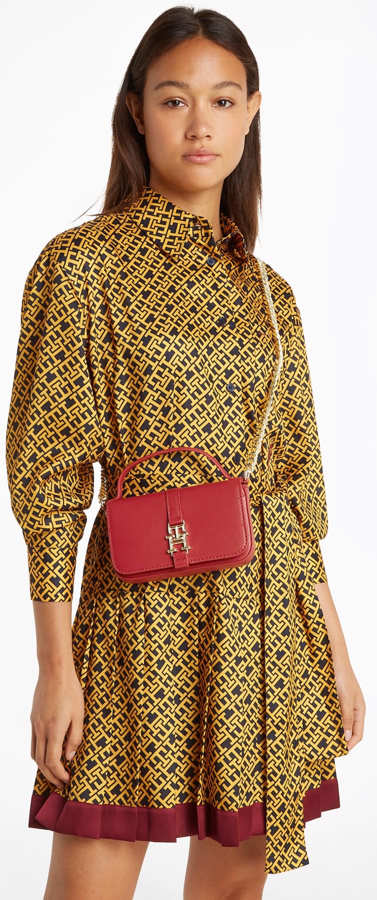 Tommy Hilfiger Damentasche mit Überschlag Sugarcane Plush