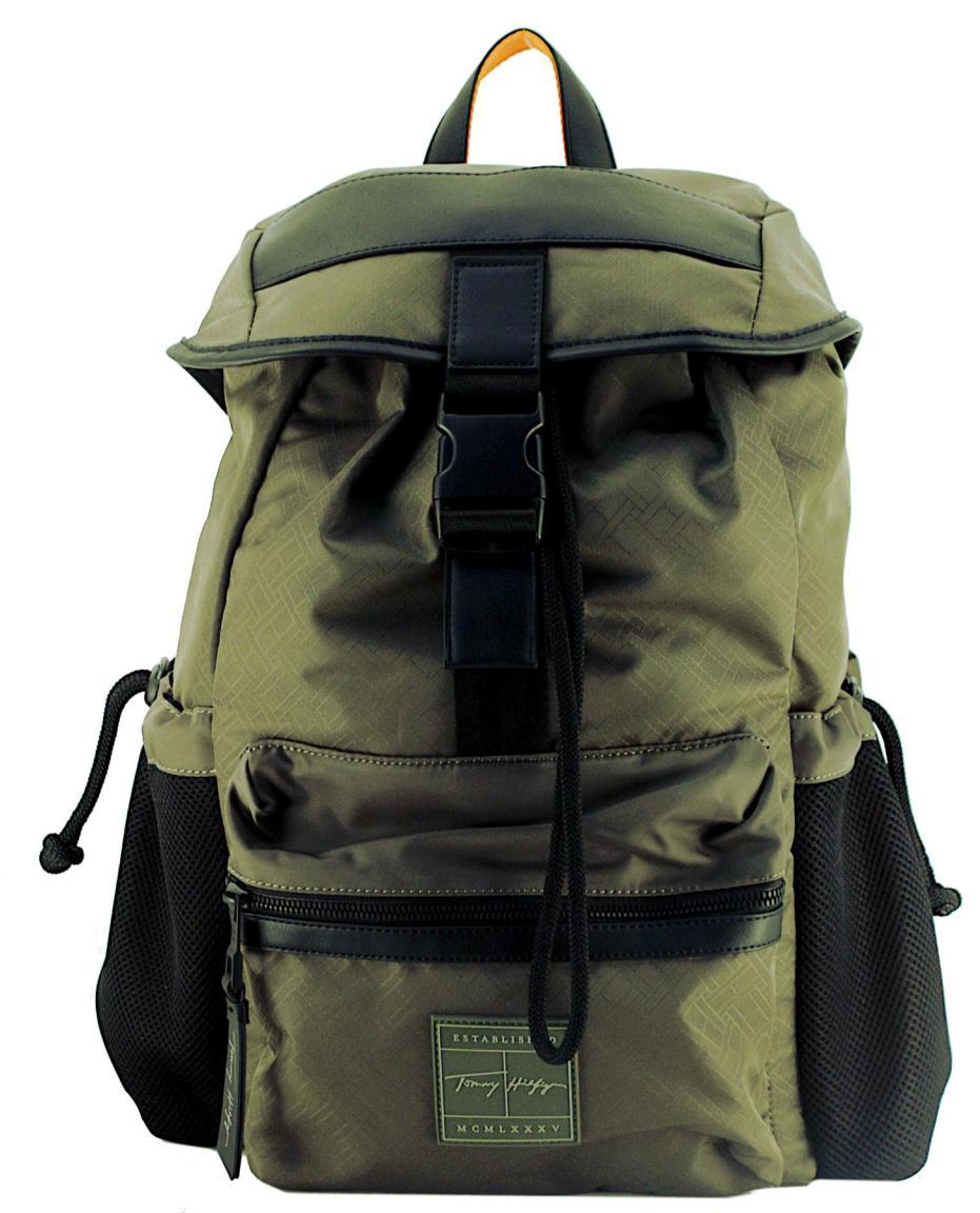 Tommy hilfiger olive best sale green backpack