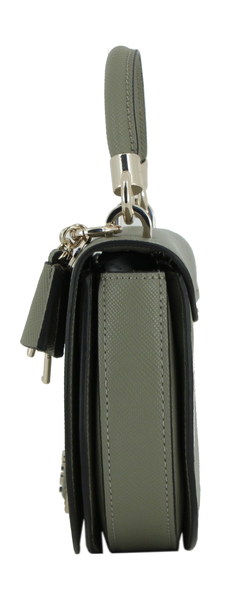 Top Handle Bag Saffiano hellbeige Gizele Mini Taupe Guess 