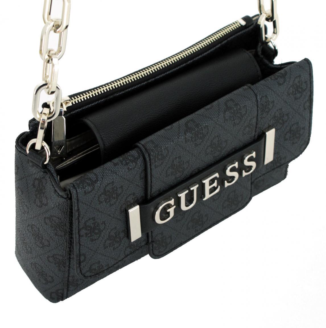 Ricardo Guess Handtasche Schwarz Silber Tasche Hochzeit Luxus
