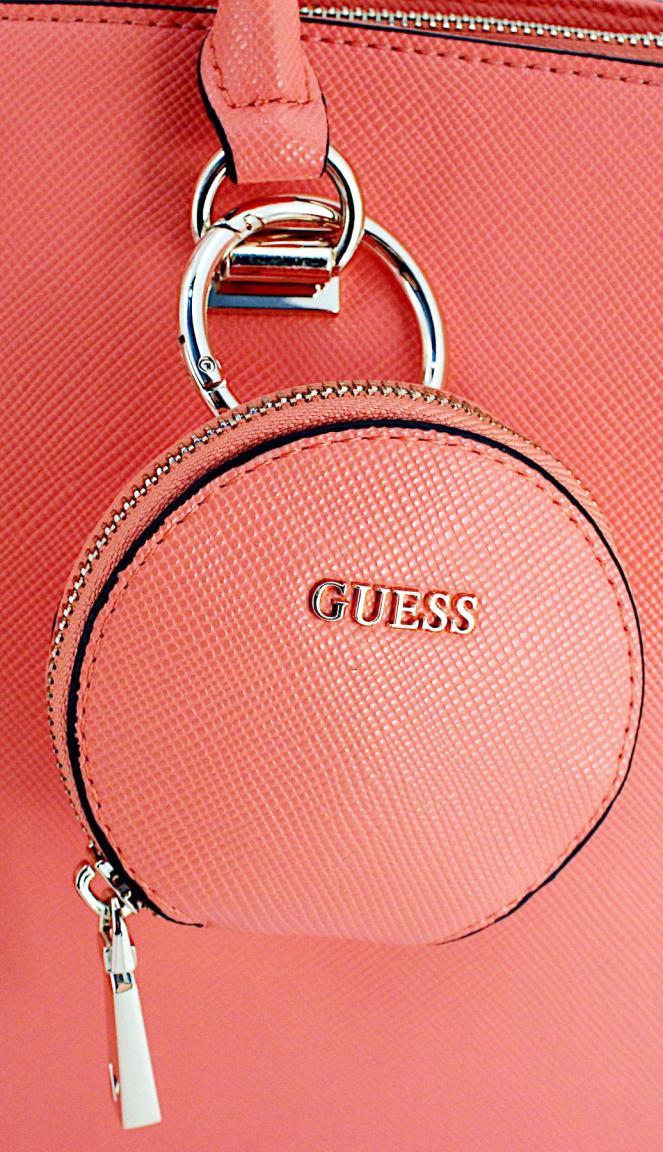 leuchtende Businesstasche Guess Coral Alexie Tablet abnehmbares