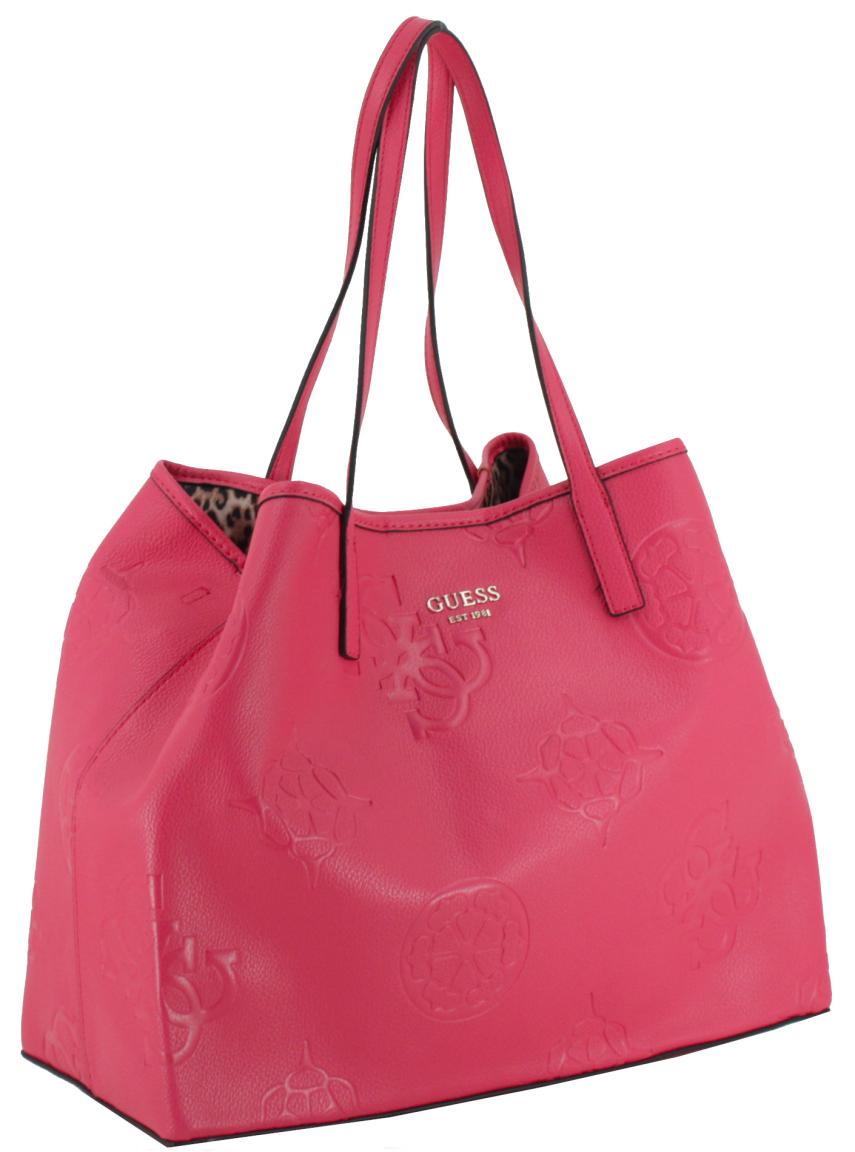 Middag eten badge Vooruitgaan pinke 2in1 Handtasche Cheeky Pink Vikky Guess Alloverprägung