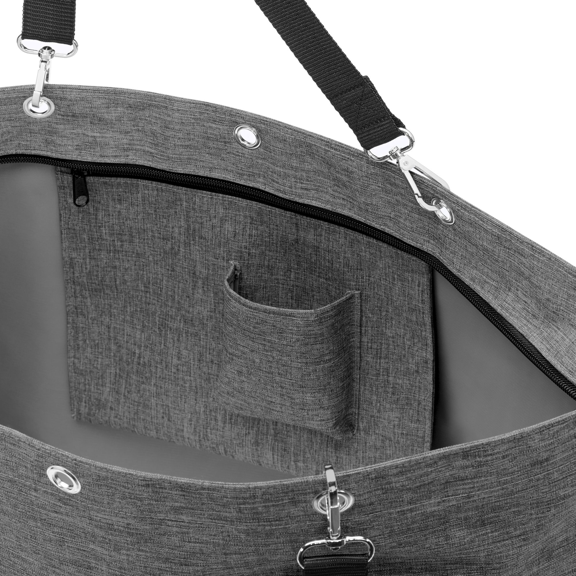 reisenthel Shopper XL Twist Silver grau meliert Tragetasche