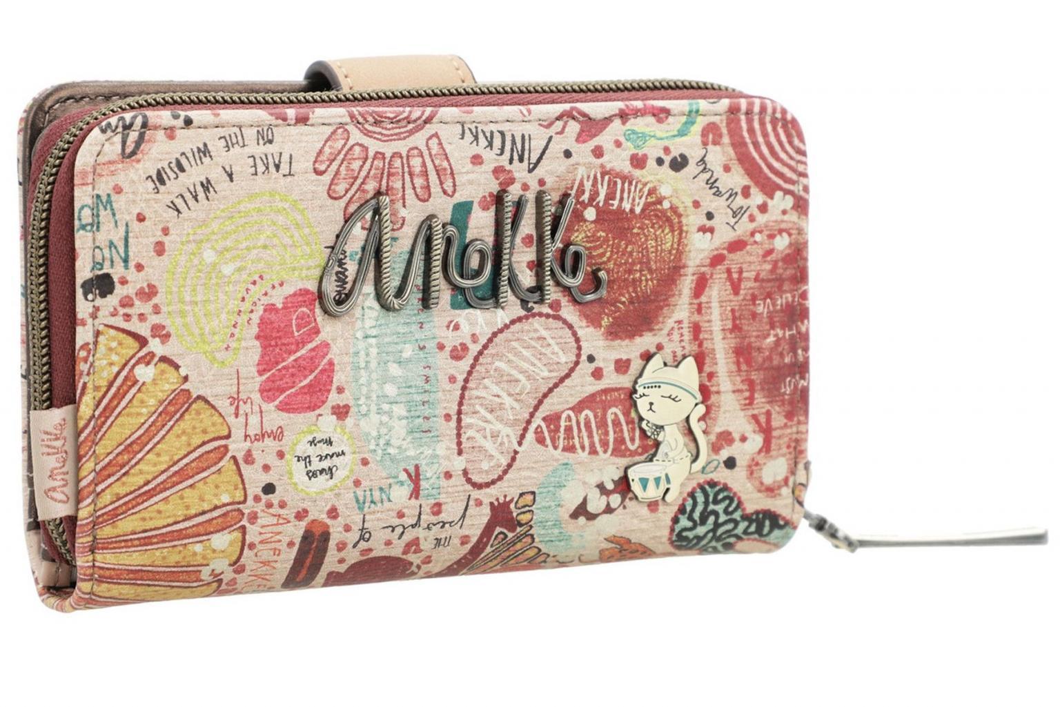 Anekke Damen Geldbörse 36709-023 – Mehrfarbig, 18x10x2 Cm, Mit RFID-Schutz, Bunt