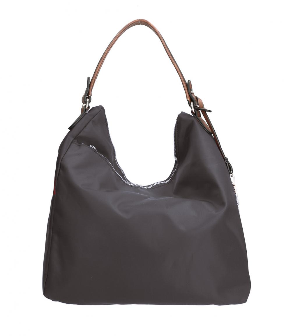 Waipuna Schultertasche Zip Kanalana Feder Braun Bags & more