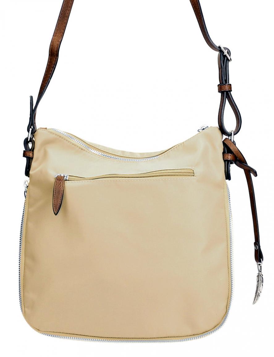 Waipuna Umhängetasche Kanalana Reißverschluss beige Bags & more