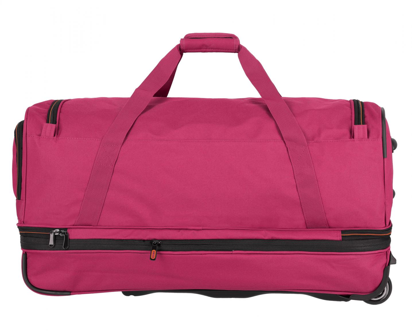 Travelite Reisetasche Basics Trolley mit Bodenfach Rosa - Bags & more