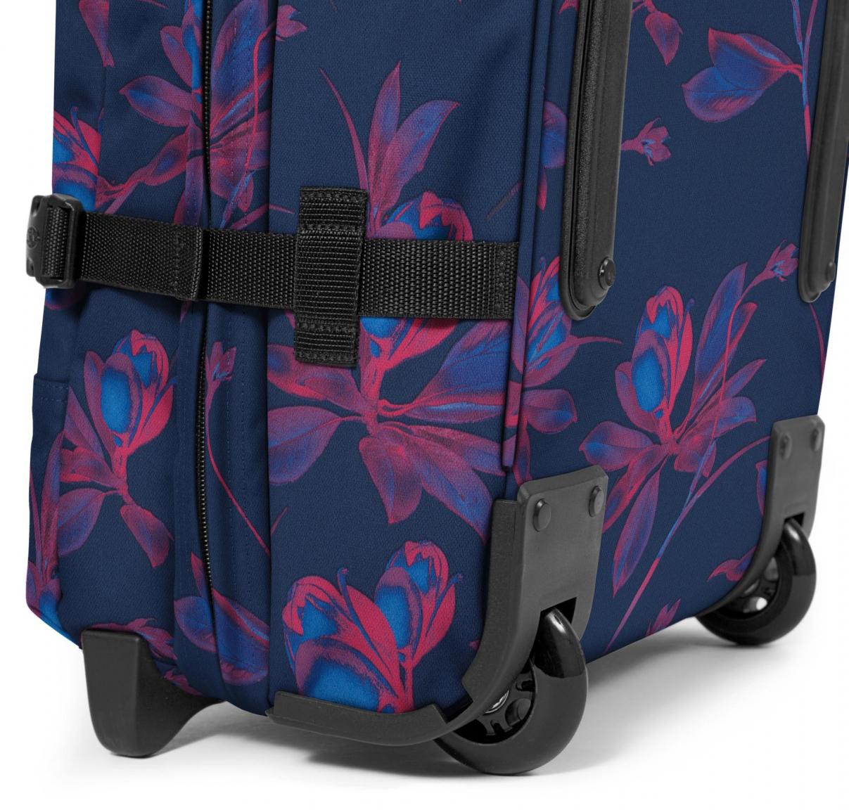 Eastpak Tranverz M Koffer Trolley Glow Pink dunkelblau Blumen Bags & more