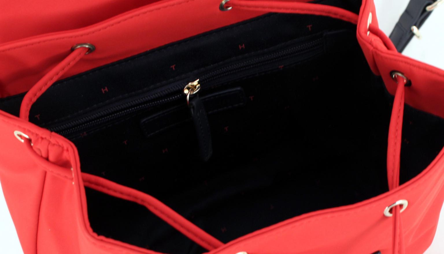 Damenrucksack rot blau Nylon Dressy Backpack Tommy Hilfiger Bags & more