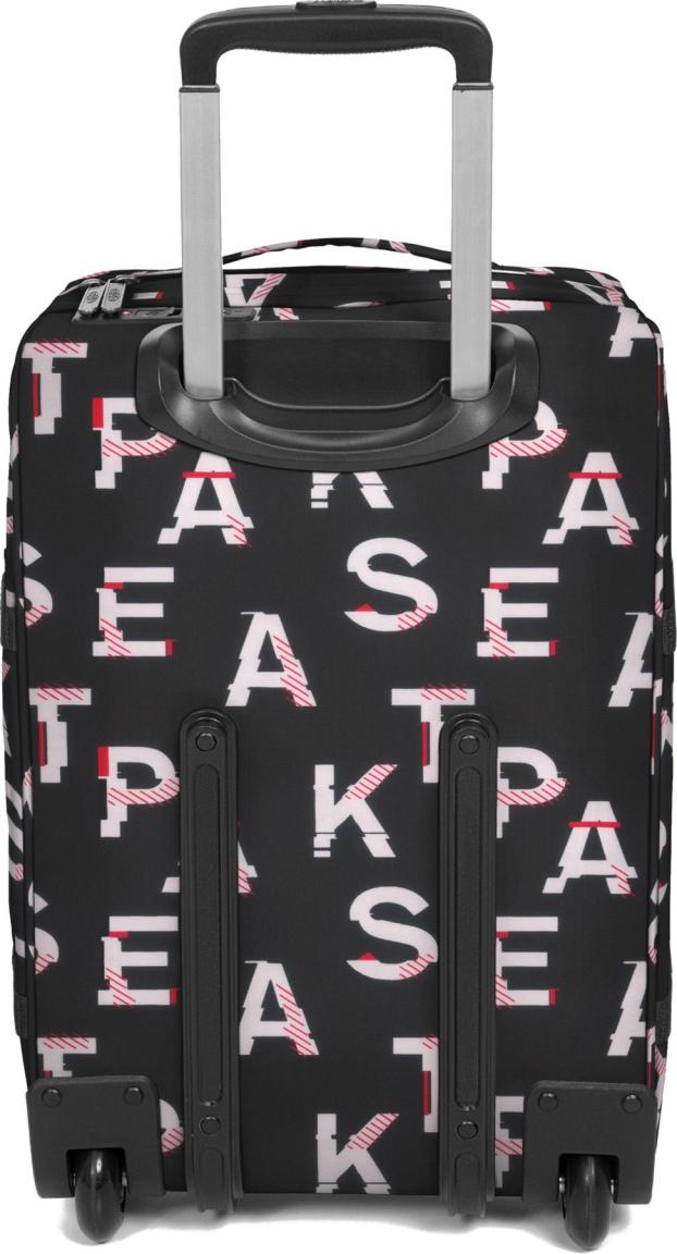 2 Rollen Reisetasche Eastpak Transitr S Mash Core Schwarz Buchstaben