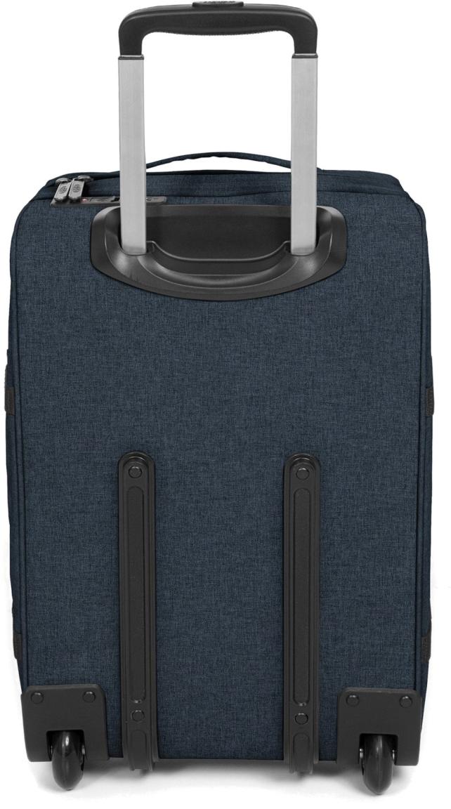 2 Rollen Reisetasche Eastpak Transitr S Triple Denim Blau Cabin Size