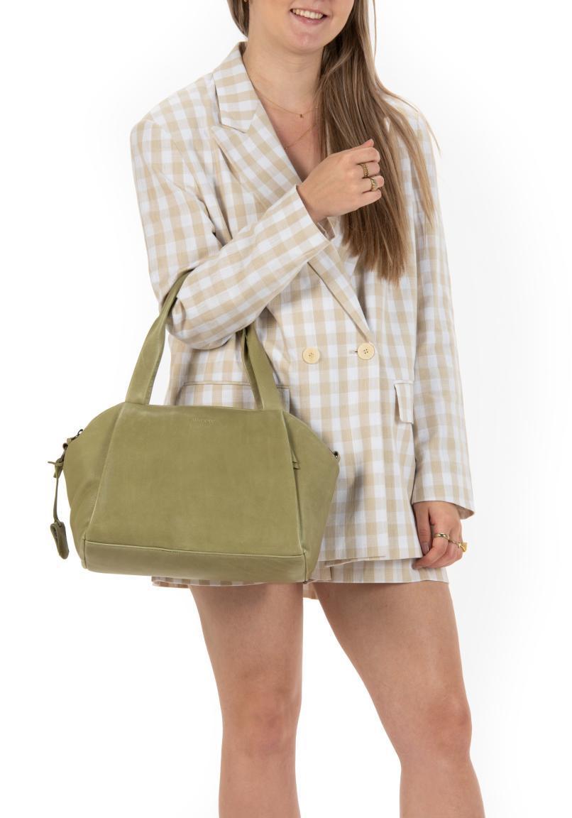 2 Wahl Henkeltasche grün Tea Green stainwashed Burkely Just Jolie