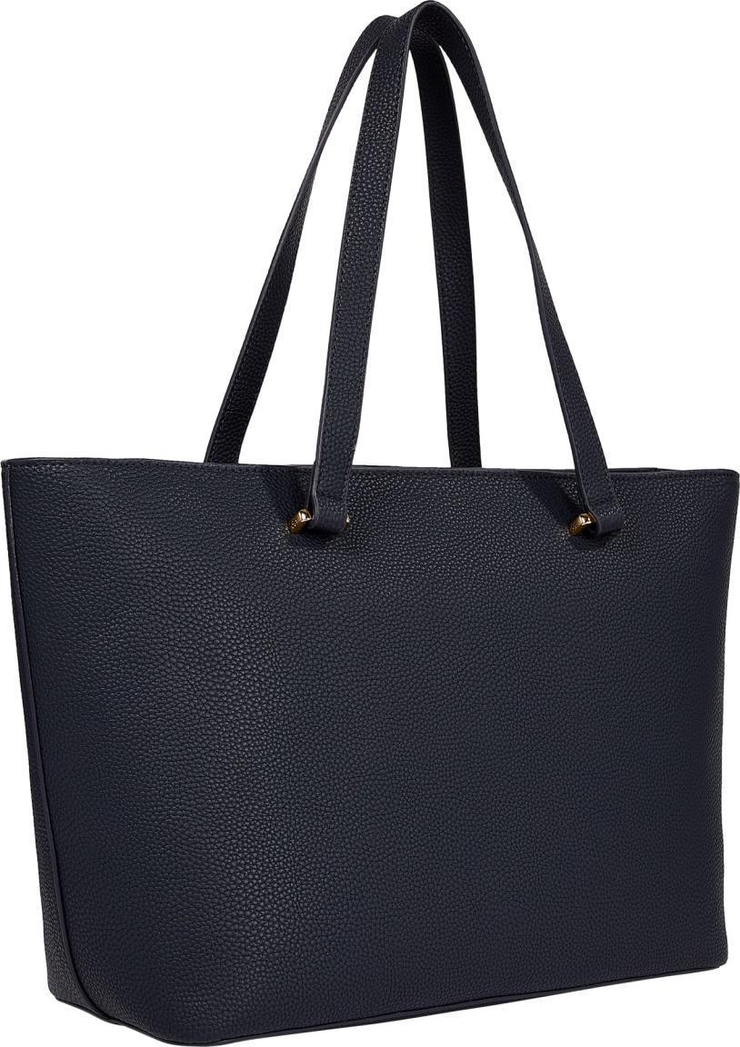 2. WAHL Shopper Tommy Hilfiger Joy Tote Mix Neutral Nude Veloureinlage Etui Anhänger