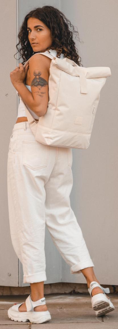 2. WAHL Tagesrucksack Cream Robin Medium Johnny Urban Wasserabweisend Hellbeige