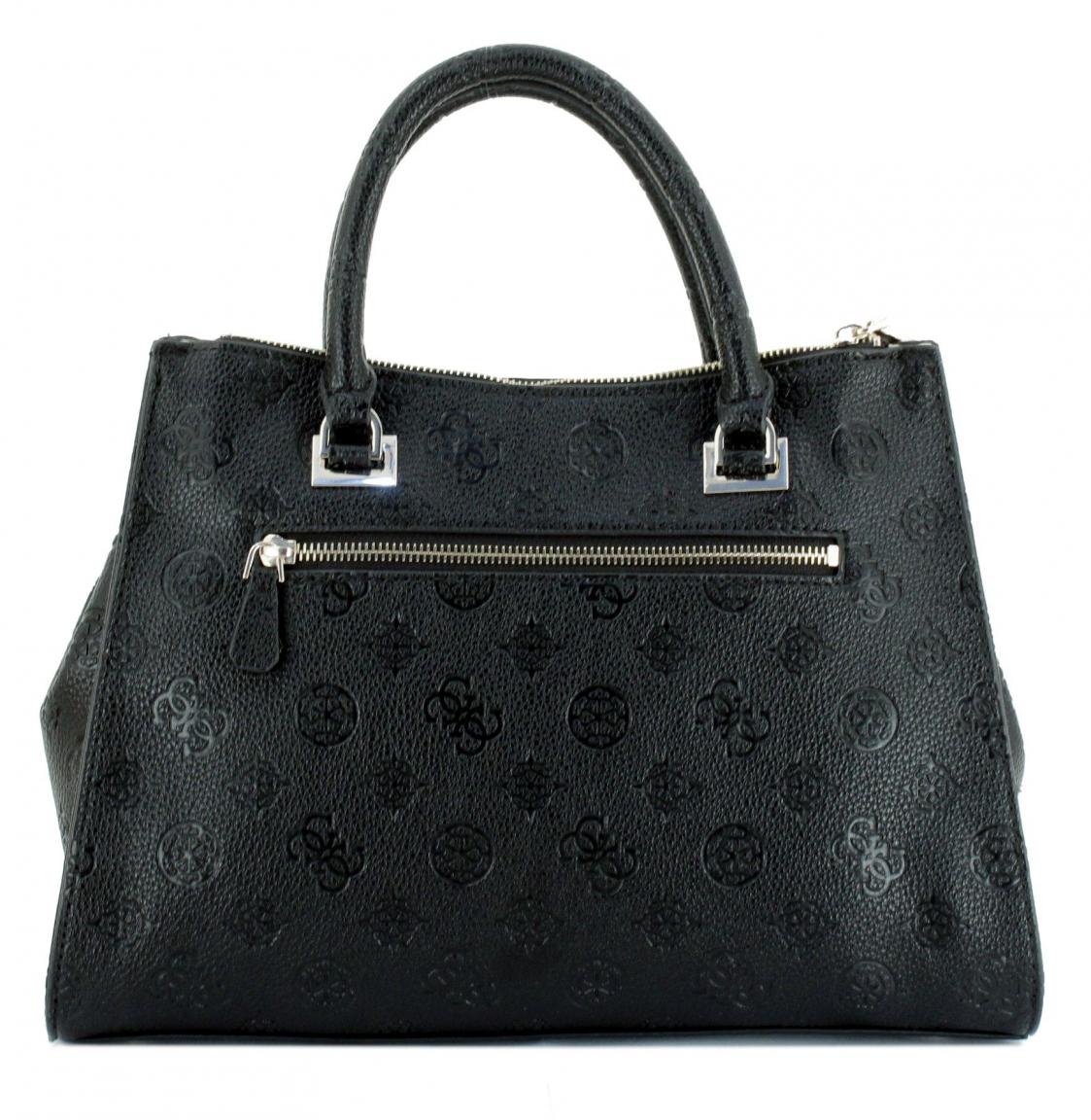 2. Wahl Anhänger fehlt Kurzgrifftasche Cresidia II Guess Dark Taupe Markenprägung