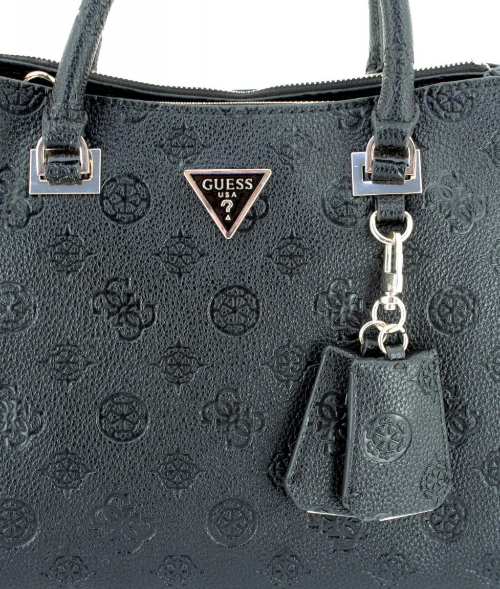 2. Wahl Anhänger fehlt Kurzgrifftasche Cresidia II Guess Dark Taupe Markenprägung