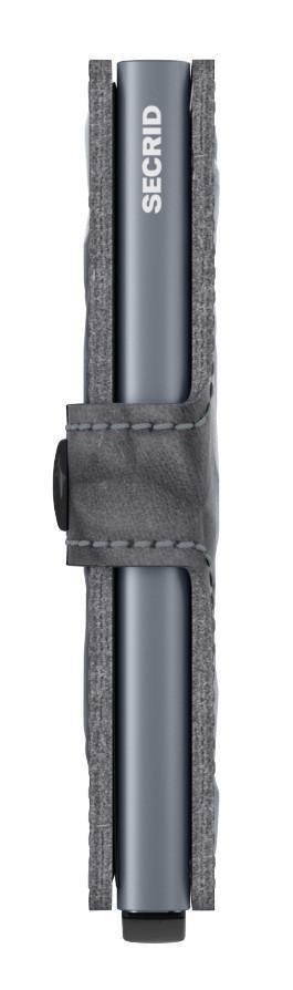 2. Wahl Kartenbörse Secrid Miniwallet Prism Stone geprägt RFID steingrau